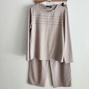 NWT Automet two piece wide leg lounge set